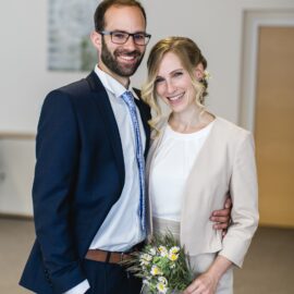 The wedding bells rang