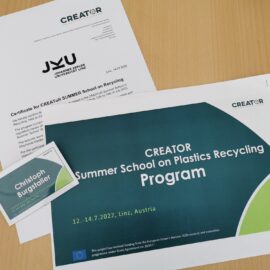 CREAToR Summer School Kunststoffrecycling
